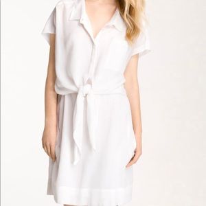 Diane Von Furstenberg White Tie detail Dress